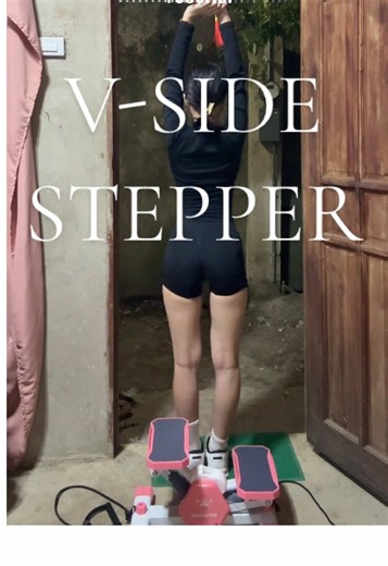 No gym? No problem 😮‍🔥 This V-Side Stepper helps tone your body, slim your belly, and snatch that waist—right at home!👌💯 #sidestepper #workout #homeworkout #vsidestepper #workouttool