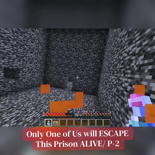 Minecraft prison escape: lava leaf puzzle and Riptide trident