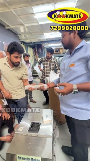 Kook Mate on Instagram: "Demo in Table Top Chapati Making Machine | Semi Cooked Roti Pressing Machine | Automatic Chapati"