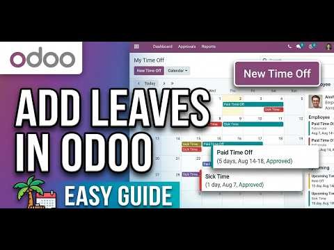 How to Manage Leaves in Odoo | Odoo Time Off Module Tutorial (Step-by-Step) in Urdu / Hindi