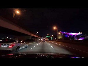 ⁴ᴷ Crescent City Connection (Gretna to New Orleans) (Night) [4K VIDEO]