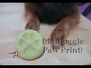 DIY Paw Print (Salt Dough Recipe)