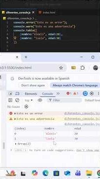 Diferentes Console en JavaScript #javascript #programming