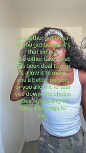 Get Better, Not Bitter: Choosing Growth Over Resentment