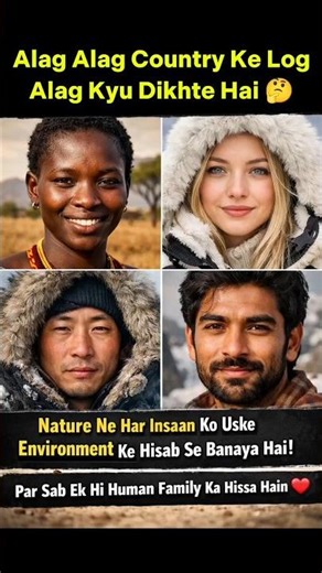 Duniya Ke Log Itne Alag Kyun Dikhte Hain? 🤯 | Real Science Explained 🌍