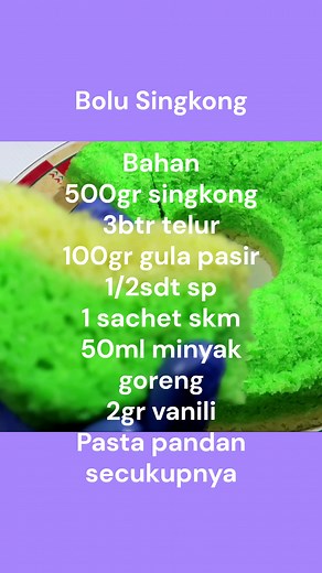 Bolu Singkong Kukus | Aneka Resep Kue