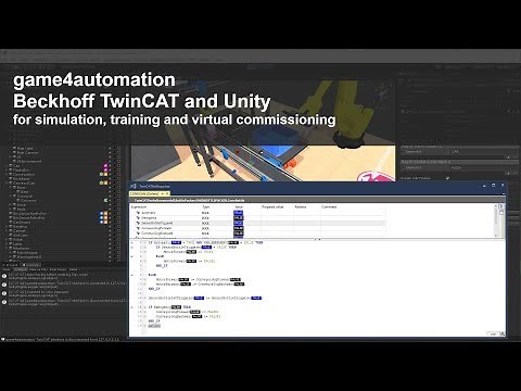 Beckhoff TwinCAT and Unity with Game4Automation