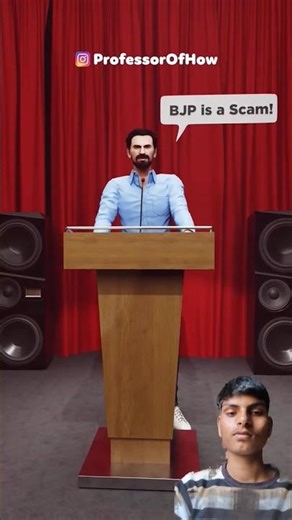 Fake anti-BJP influencer explained 3D Animation #short #viral #videos