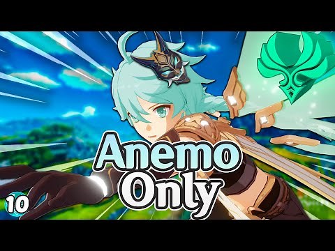 I Learned to Fly in Genshin as an emo (Anemo Only)