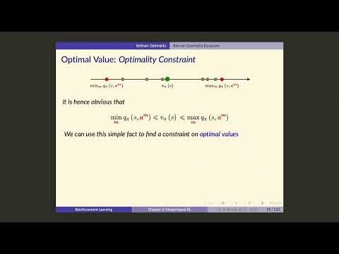 UofT RL Course - Lecture 15: Bellman Optimality Equation