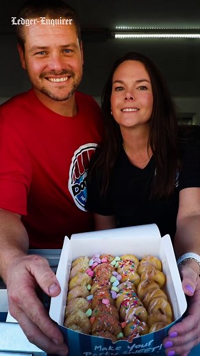 Look Inside: Watch mini donuts being made inside DonutNV food truck in. Columbus, GA