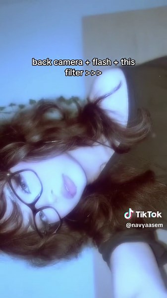 #fyp #backcamera #flash #backcameraflash #hair #y2k #blowup #viral | Camera Filter