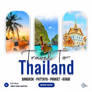 💢 Experience Thailand Like Never Before! 💢 🛡 Embark on an unforgettable Thai adventure with our exclusive tour packages! 🛡 ⭕️ Immerse yourself in the vibrant energy of Bangkok, soak up the sun in Pattaya, unwind on the stunning beaches of Phuket, and be awed by the breathtaking beauty of Krabi. Our all-inclusive packages promise a journey you'll remember forever. Reserve your spot today! 🛡 Special Packages Available For: • Family Vacations • Private Escapes • Corporate Retreats 💢 Customize