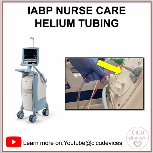 IABP NURSING CARE, HELIUM TUBING FIXATION