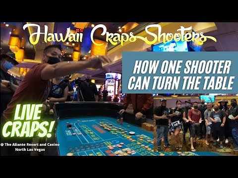 Live Craps Game: How one Shooter can turn the table at the Aliante Casino in North Las Vegas.