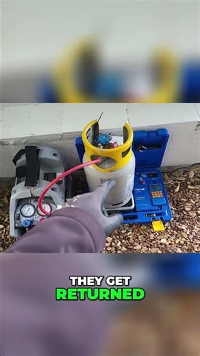 A-Gas Recovery Cylinder: Servicing and Certificate Explained - Paradigm Cooling #shorts