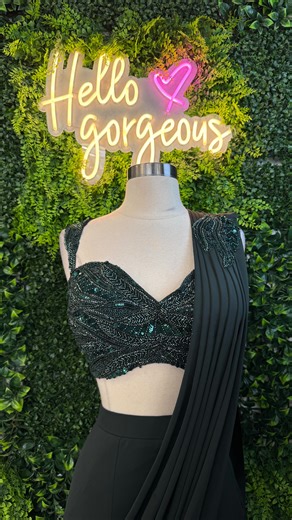 SK ORCHID | South Asian Ethnic Wear for Women | This gorgeous pre-pleated mermaid lengha saree is so classy! It’s perfect for a cocktail hour, reception or e-shoot ✨ DM us for pricing and... | Instagram