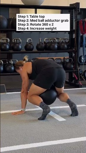 Test ur adductor strength and hip rotation with this fun and functional drill!