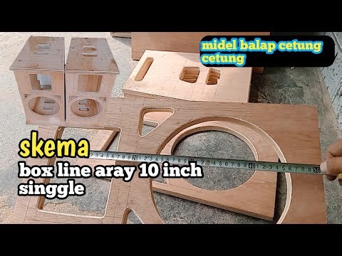 10 inch single tweeter line array box scheme! racing model