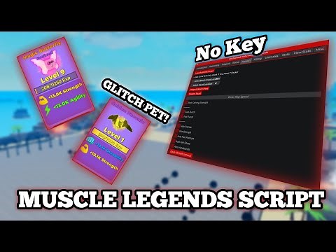 Roblox Muscle Legends Script | GLITCH PET | No key | Pastebin