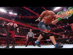 John Cena Vs Kane - No Disqualification Match (Raw, March 26, 2018)