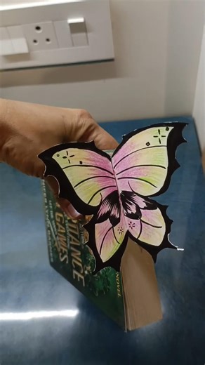 DIY Butterfly Bookmark 🔖#youtube #trending #viral ##books #diy #craft #art#artist#easy#video#shorts