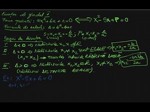 Ecuația de gradul II cu rădăcini reale | Lectii-Virtuale.ro