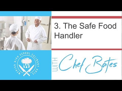 ServSafe Chapter 3: The Safe Food Handler