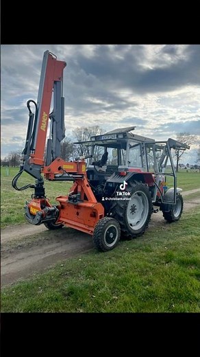 Auer Timberlift Rückekran am MF 352 Allrad #masseyferguson #rückewagen #rückekran #forstkran