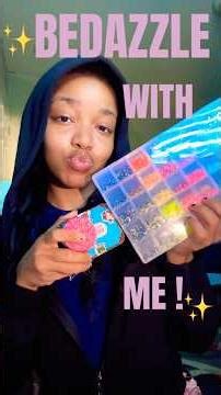 hot girls have hobbies! 💋 ep 3: ✨bedazzling✨ #hobby #diy #craft #bedazzled #shorts #art #pretty