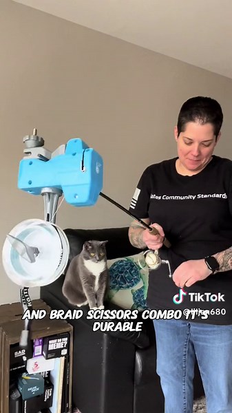 This Kalibrate Line Spooler from #KastKing sure beats trying to keep tension on the line with a screwdriver and nobody to hold it. #fishing #kastkingtackle #gamechanger #springsavings