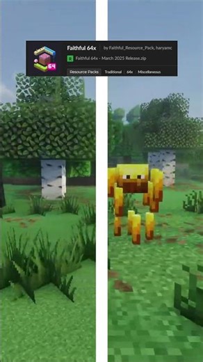 Faithful 64x texture pack