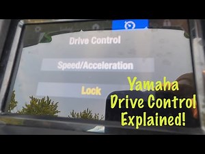 Yamaha Drive Control Explained! | 2021 VX Cruiser HO Waverunner