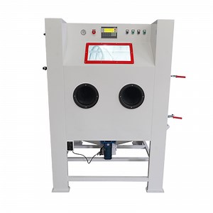 [Hot Item] Intelligent Turntable Sandblasting Machine Automatic Gun Sand Blasting Machine for High Efficiency