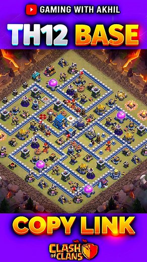 NEW TH12 WAR Base ✨ Perfect Anti-2 Star Base 🛡️
