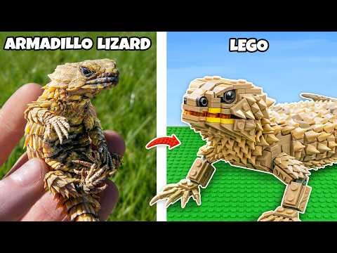 LEGO Animal: I Built a LEGO Lizard with Realistic Scales | Bricks UP