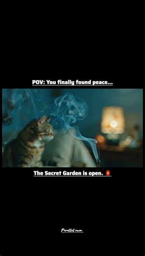 POV: You found the only light in the garden. 🌿🏮