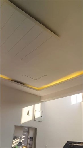 “Modern False Ceiling Design | LED Cove Light Ke Saath Premium Room Look” #electrician #diy #shorts