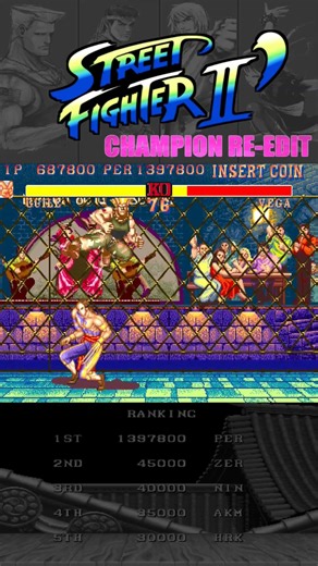 Guile x Vega | STREET FIGHTER II' CHAMPION RE-EDIT #streetfighter #sf2 #shorts #スト２