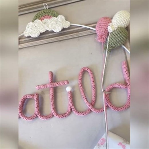 🎀 Fiocco Nascita con Coniglietta Amigurumi 🎀