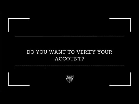 How do I verify my account?
