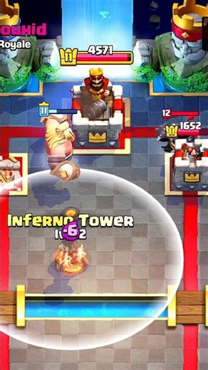 HERO GIANT & INFERNO VS MEGA KNIGHT: The Ultimate 9-TILE THROW! 😱🔥 (2025 Meta) #Shorts #ClashRoyale