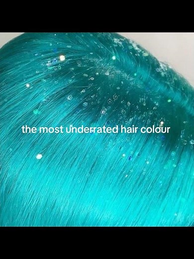 angels have light blue hair 💙#bluehair #haircolor #dyedhair #lightbluehair