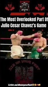 The Most Overlooked Part Of Julio Cesar Chavez’s Game 🥊
