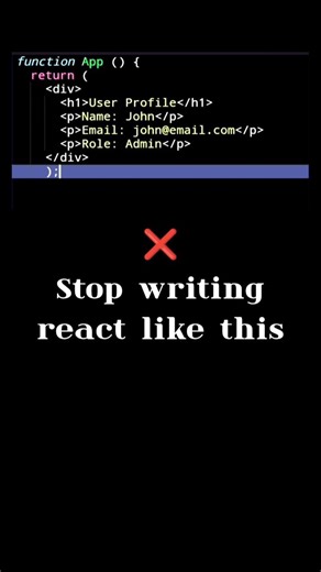 This is why your React code feels messy