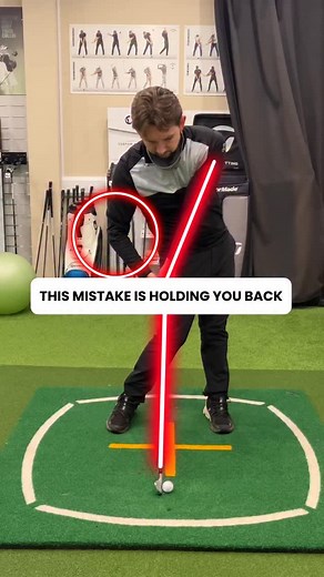 Think you’re getting shaft lean by casting the club? Think again. 😳 You don’t create compression by casting. You achieve it by getting your trail arm in front. Casting the club early causes your trail arm to lag behind, killing shaft lean and compression. ❌ Instead, bring that trail arm back down in front during your downswing to maintain a forward shaft lean and compress the ball. Here’s how to fix it: ✅ Use the split grip drill: Place your trail hand lower on the grip. ✅ Feel your trail arm g