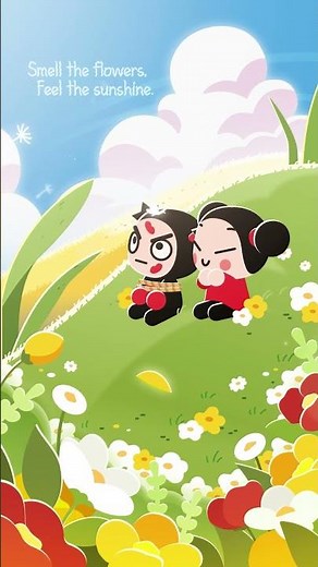 Pucca’s "no escape" flower picnic🌸