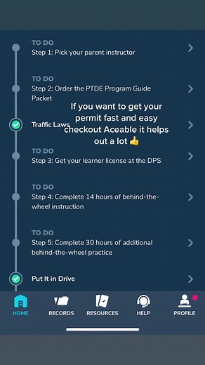 @aceable driving #ILoveAceable | Driver Permit