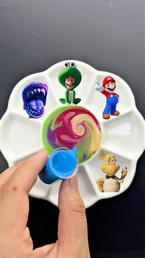 The Super Mario Galaxy Movie Color Mixing (part 14) #mario #supermario #mariobros #satisfying #games