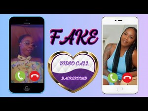 Fake VIDEO Call - How To Make Video CALL with SMARTPHONE/Remove VIDEO call BACKGROUND